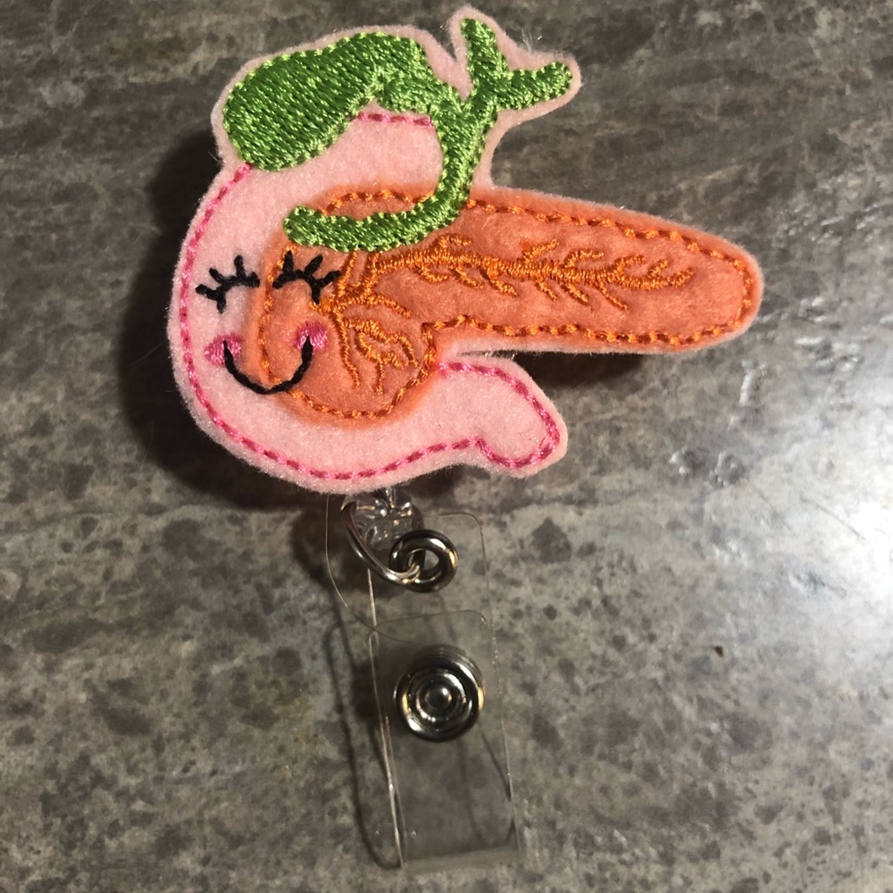 Super Cute Pancreas Badge Reel